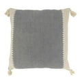 thumbnail image 1 of Saro Lifestyle Whipstitch Banded Poly Filled Throw Pillow, 1 of 1