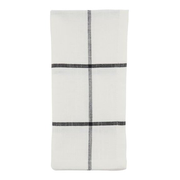 Saro Lifestyle Windowpane Plaid Table Napkin (Set of 4)