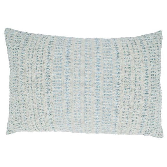 Saro Lifestyle Woven Line Poly Filled Throw Pillow