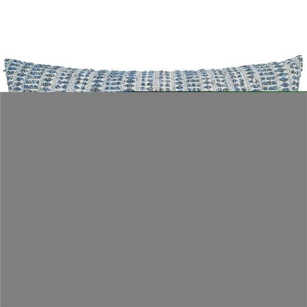 Black and White Woven Cotton Polyester Decorative Pillow Cover