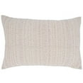 thumbnail image 1 of Saro Lifestyle Woven Line Throw Pillow Cover, 1 of 1