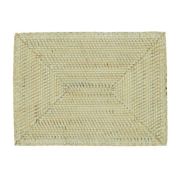 Saro Lifestyle Woven Rattan Placemat (Set of 4)