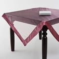 thumbnail image 1 of Saro Sheer Trimmed Table Topper, 1 of 3