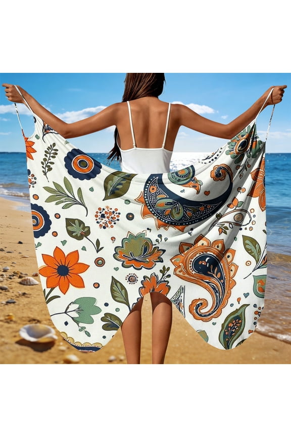 Sarong Swimsuit Coverup for Women Pareo Long Beach Bathing Suit Cover Up Skirt
