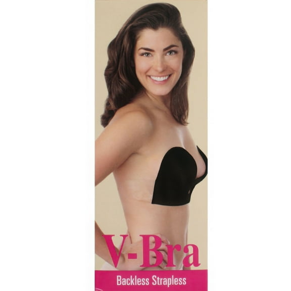 Saronite Backless Strapless, Black-A