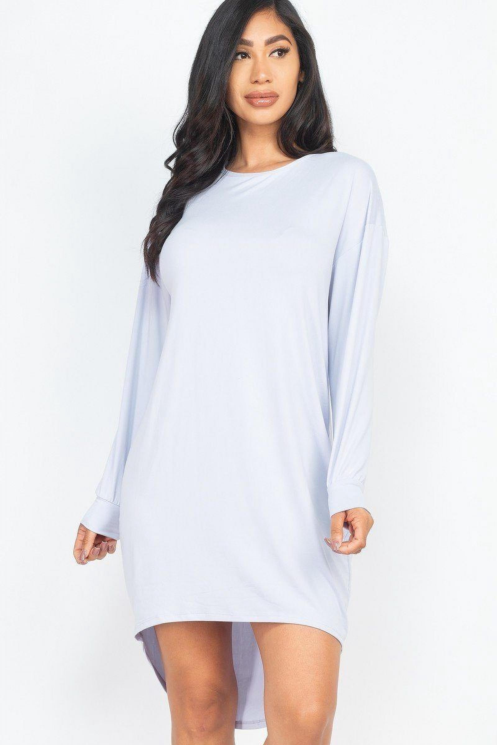 oyster grey dress Third Form Stirling Twist Asymmetric Mini Dress - Oyster Grey main image 1