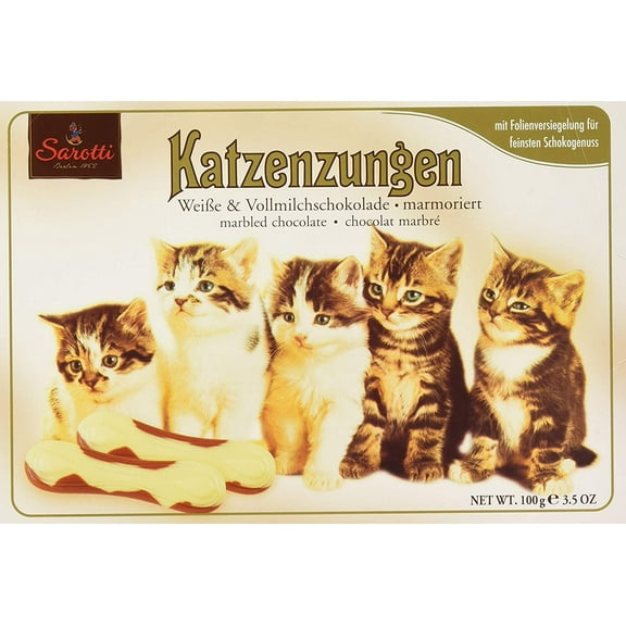 Sarotti Katzenzungen White and Milk Chocolate 100g