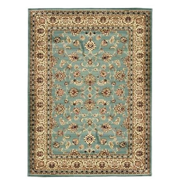 Sarouk Light Blue 2 ft. 3 in. X 9 ft. 6 in. Runner, 54936
