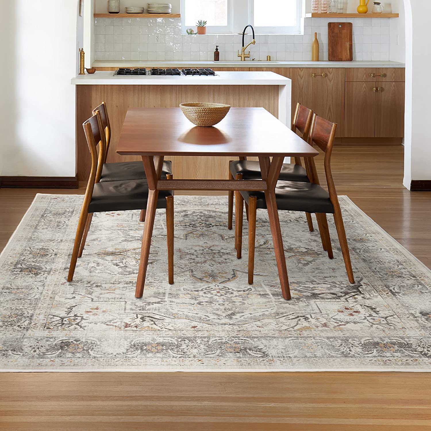 Sarrah Runner Rug Perfect Vintage Washable Rug for Entryway Hallway