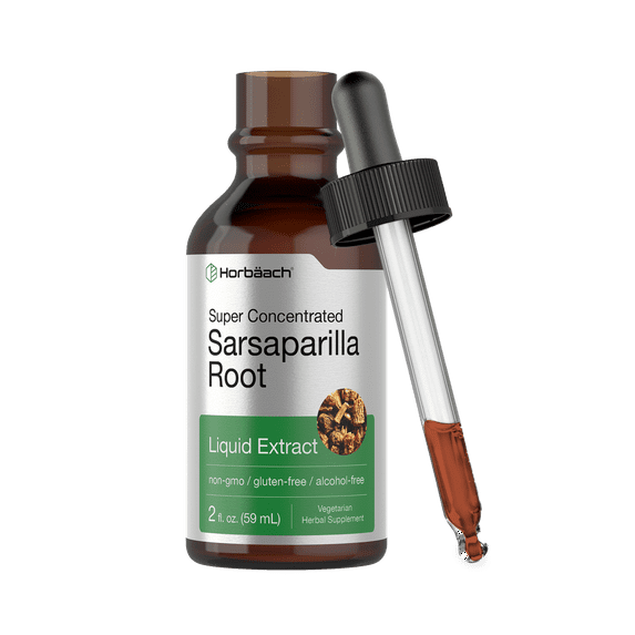 Sarsaparilla Liquid Extract | 2 oz | Vegetarian, Alcohol Free, Gluten Free | by Horbaach