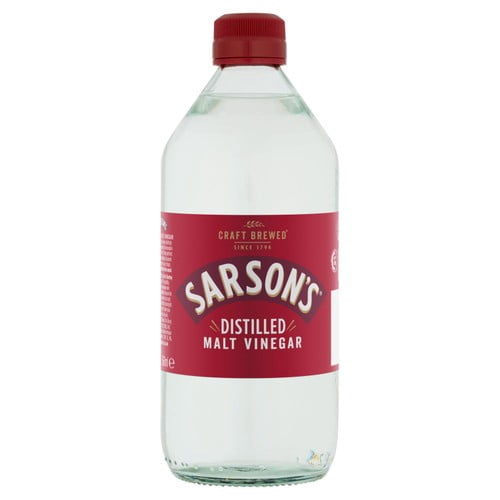 Sarson's Distilled Malt Vinegar 568ml, British Import (Pack of 2)