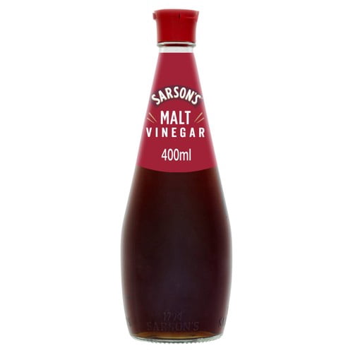 Sarson's Original Malt Vinegar 400ml, British Import (Pack of 2)