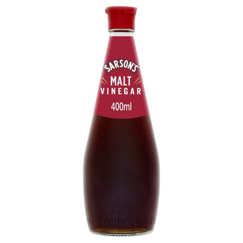 Sarson's Original Malt Vinegar 400ml, British Import (Pack of 2)
