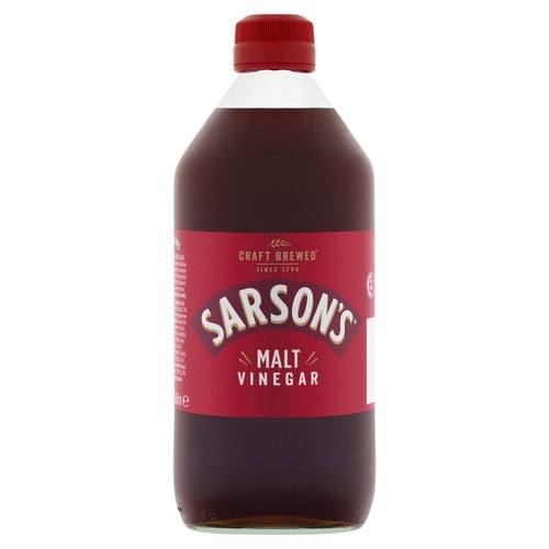 Sarson's Original Malt Vinegar 568ml, British Import (Pack of 2)