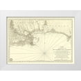 thumbnail image 1 of Sartine 24x18 White Modern Wood Framed Museum Art Print Titled - Florida Louisiana Gulf Coast - Sartine 1778, 1 of 4
