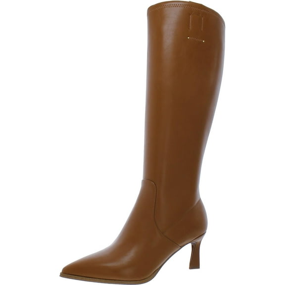 Franco Sarto Women's Daytona Knee High Boot Cognac Brown Stretch 11M