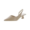 thumbnail image 1 of Sarto Franco Sarto Womens Devin Leather Pointed Toe Slingback Heels, 1 of 3