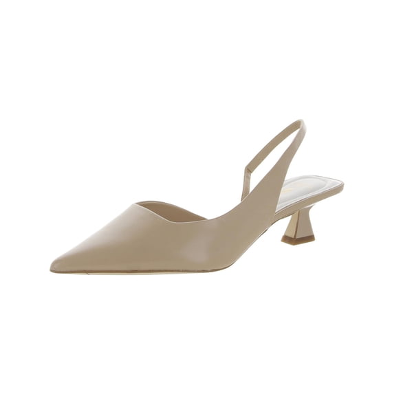 Sarto Franco Sarto Womens Devin Leather Pointed Toe Slingback Heels