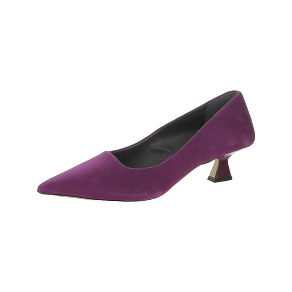 Sarto Franco Sarto Womens Diva Leather Pointed Toe Kitten Heels