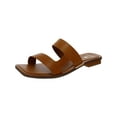 thumbnail image 1 of Sarto Franco Sarto Womens Emily  Leather Open Toe Slide Sandals, 1 of 3