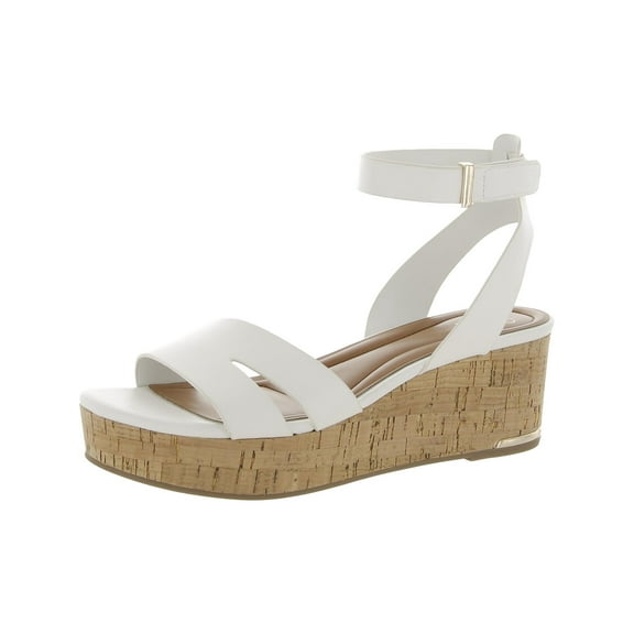 Sarto Franco Sarto Womens Primrose Leather Ankle Strap Platform Sandals