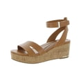 thumbnail image 1 of Sarto Franco Sarto Womens Primrose Leather Strappy Platform Sandals, 1 of 3