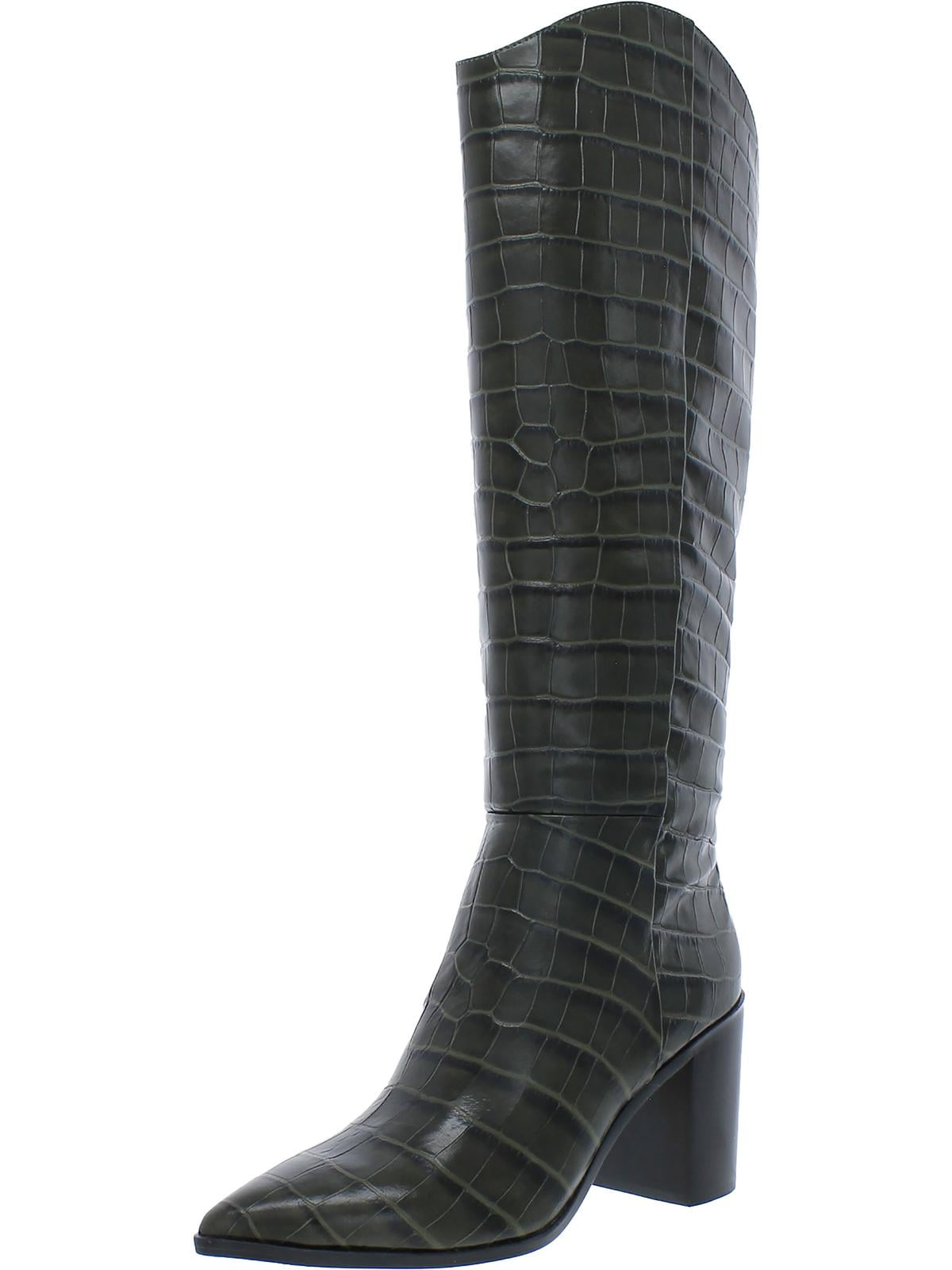 Sarto Franco Sarto Womens Block Heel Faux Suede Ankle Boots