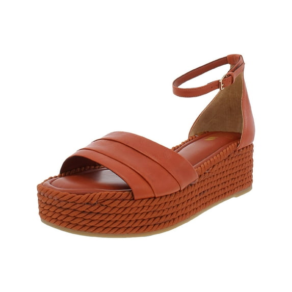 Sarto Franco Sarto Womens Via Leather Espadrille Flatform Sandals