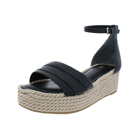 Sarto Franco Sarto Womens Via Leather Espadrille Flatform Sandals