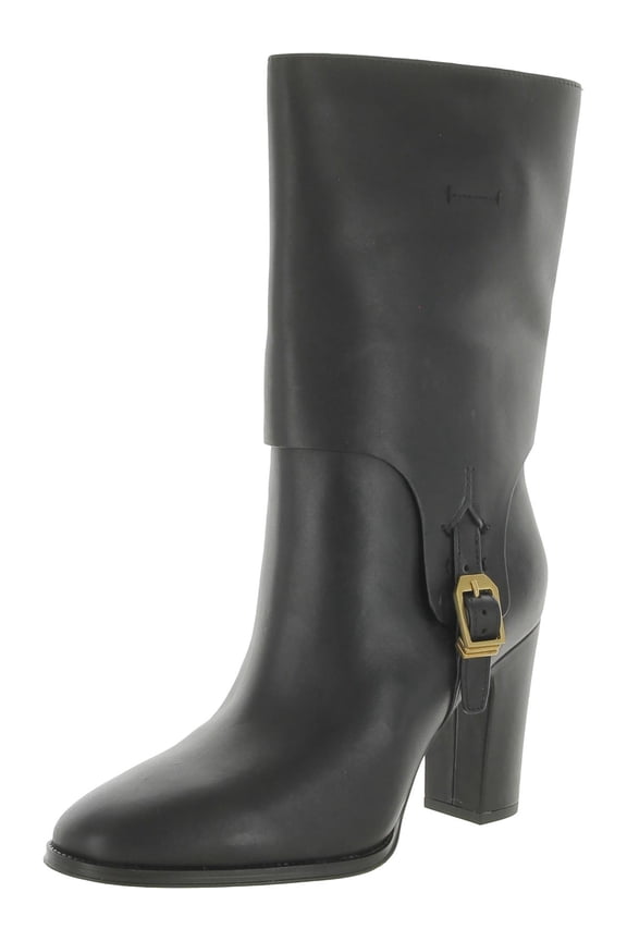 Sarto Franco Sarto Womens Wyatt Leather Pull On Mid-Calf Boots