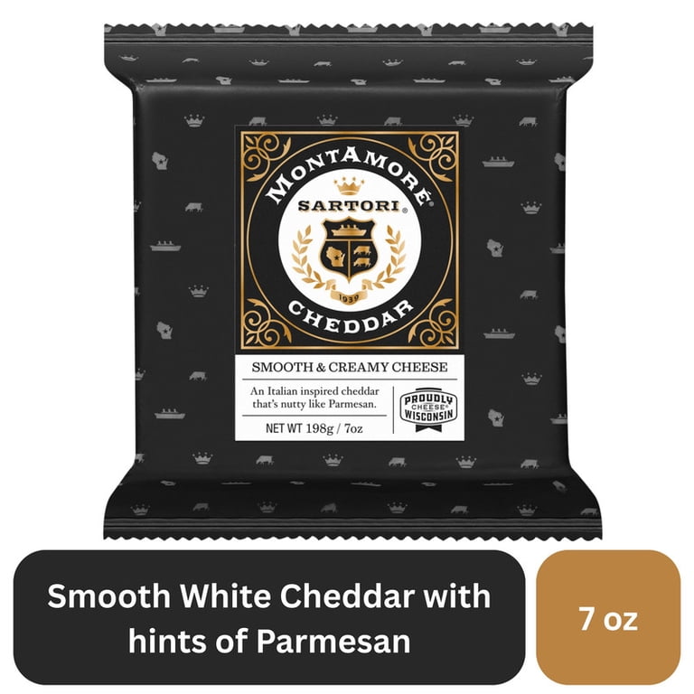 Sartori MontAmore Cheddar Cheese, Specialty Cheese, 7 oz