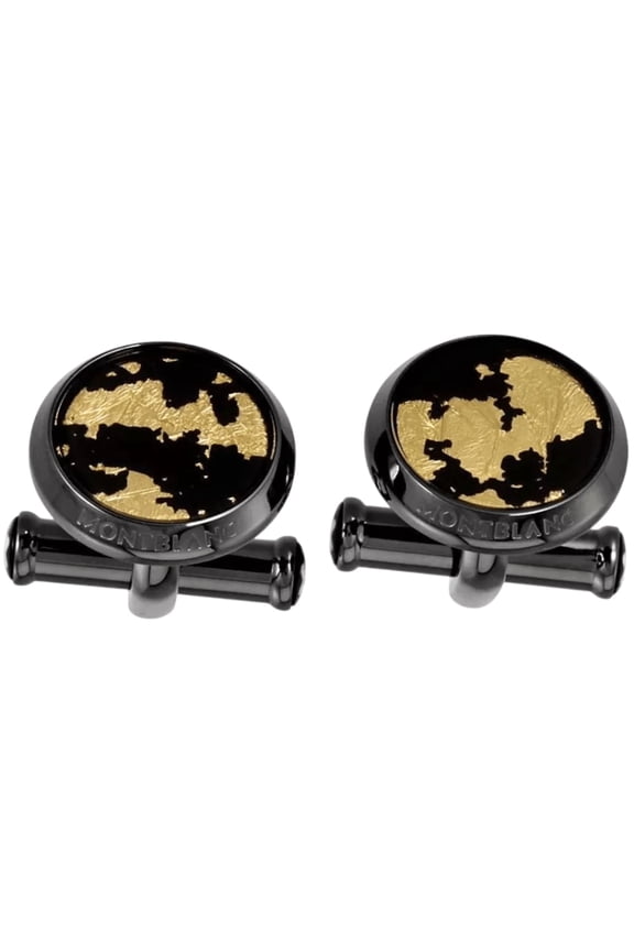 Sartorial Black Stainless Steel Cuff Links
