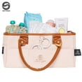 thumbnail image 1 of Sarvoza Diaper Caddy Organizer Bag Storage Tote for Baby Stuff Gifts for Moms Light Khaki, 1 of 8