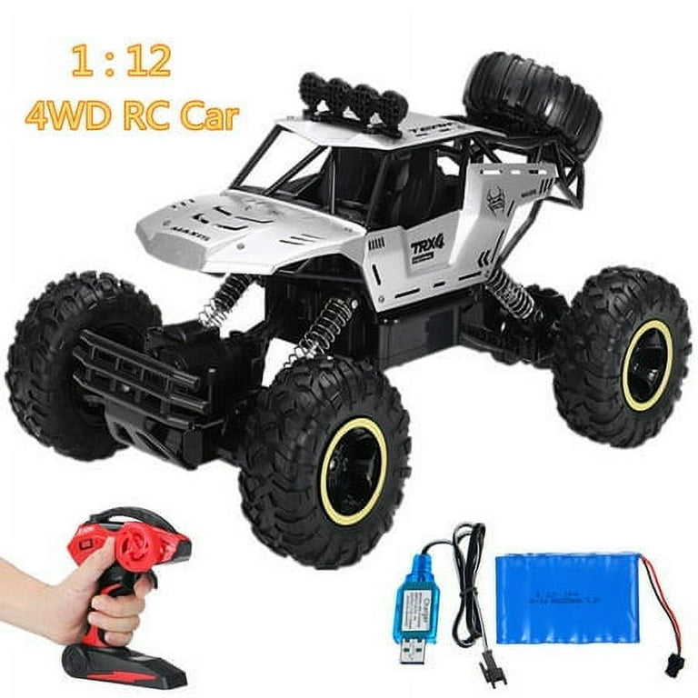 4DRC 1:12 Rc Car,off Road Truck Remote Control Car Metal Shell 2.4