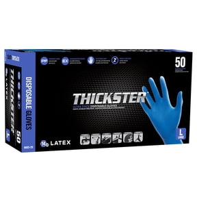 Raven 66518 Nitrile Disposable Gloves - Large, 100-Pack, Powder-Free & Latex-Free For Work, Cleaning, Or Healthcare 1 thumbnail image