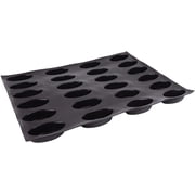 Sasa Demarle FP 2206 Flexipan Origine Silicone-Fiberglass Baking Mold with 24 Oval Cavities, Each 1-3/4 Inch x 3-7/8 Inch x 1 Inch High