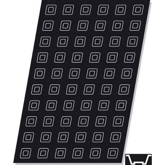 Sasa Demarle Flexipan - Mini-Square Savarins - FP 1113 - 60 Indents - 18 x 26 400 x 600 mm