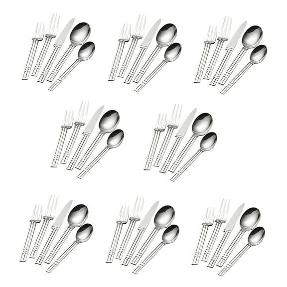 Sasaki Windows 18/8 Stainless Steel 40pc. Flatware Set (Service for Eight)