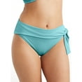 thumbnail image 1 of Sash Fold-Over Bikini Bottom Swimsuit, 1 of 4