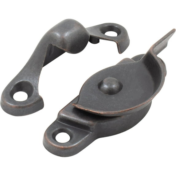 Sash Lock, 2-7/16" x 5/8", Vintage Bronze by Stone Harbor Hardware