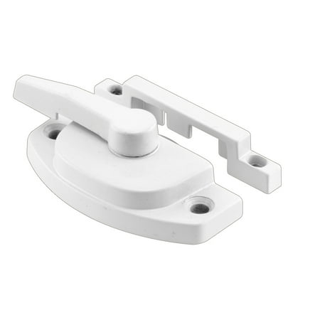 Sash Lock, Diecast Construction, White, Used on Vertical and Horizontal Sliding Windows