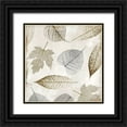 thumbnail image 1 of Sasha 12x12 Black Ornate Wood Framed with Double Matting Museum Art Print Titled - Autumn Gold White Background, 1 of 4