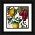 thumbnail image 1 of Sasha 12x12 Black Ornate Wood Framed with Double Matting Museum Art Print Titled - Fruit Bowl II, 1 of 4