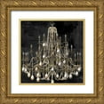 thumbnail image 1 of Sasha 12x12 Gold Ornate Wood Framed with Double Matting Museum Art Print Titled - Dancing on the Ceiling I, 1 of 4