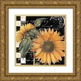 thumbnail image 1 of Sasha 12x12 Gold Ornate Wood Framed with Double Matting Museum Art Print Titled - Late Summer II, 1 of 4