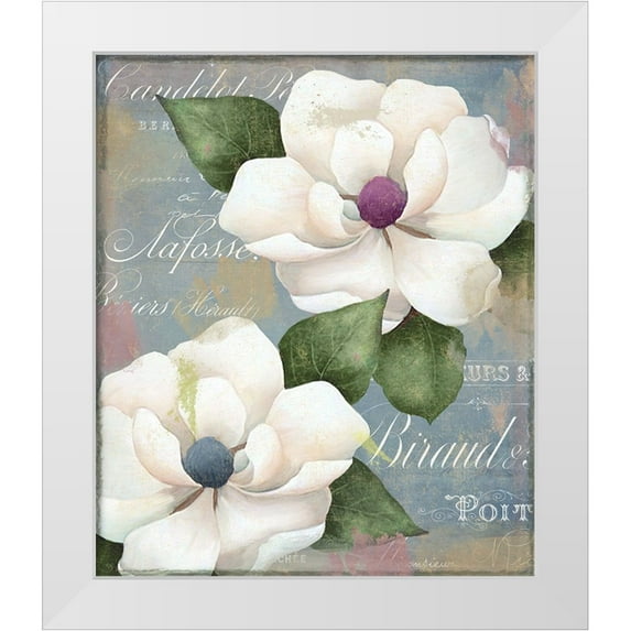 Sasha 12x14 White Modern Wood Framed Museum Art Print Titled - Southern Charms