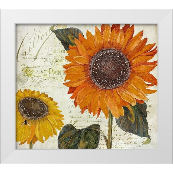 Sasha 13x12 White Modern Wood Framed Museum Art Print Titled - Sundresses II