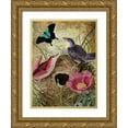 thumbnail image 1 of Sasha 14x18 Gold Ornate Wood Framed with Double Matting Museum Art Print Titled - Petals and Wings IV, 1 of 4