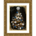 thumbnail image 1 of Sasha 14x18 Gold Ornate Wood Framed with Double Matting Museum Art Print Titled - Tree of Jewels II, 1 of 4