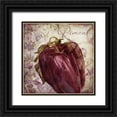 thumbnail image 1 of Sasha 15x15 Black Ornate Wood Framed with Double Matting Museum Art Print Titled - Legumes Francais III, 1 of 4